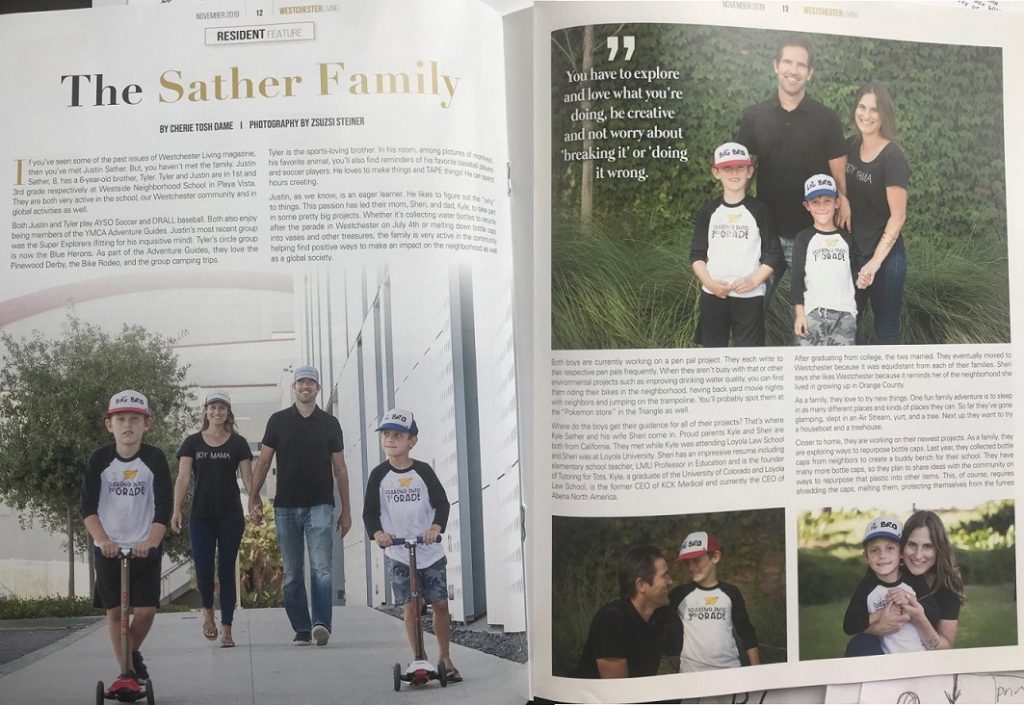 Sather Family Magazine Photo