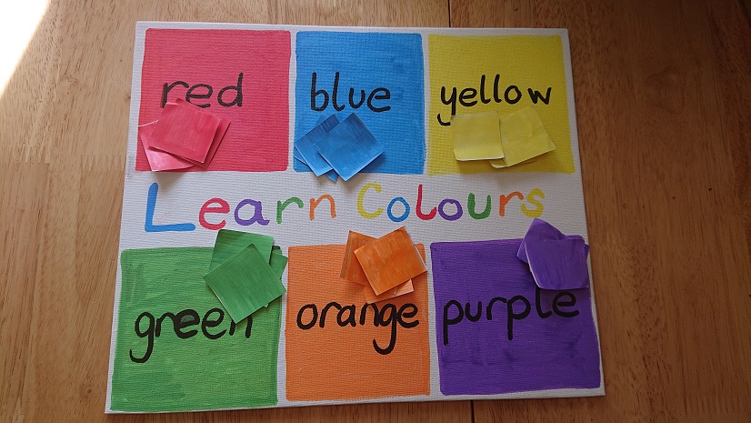Time to learn colours activity